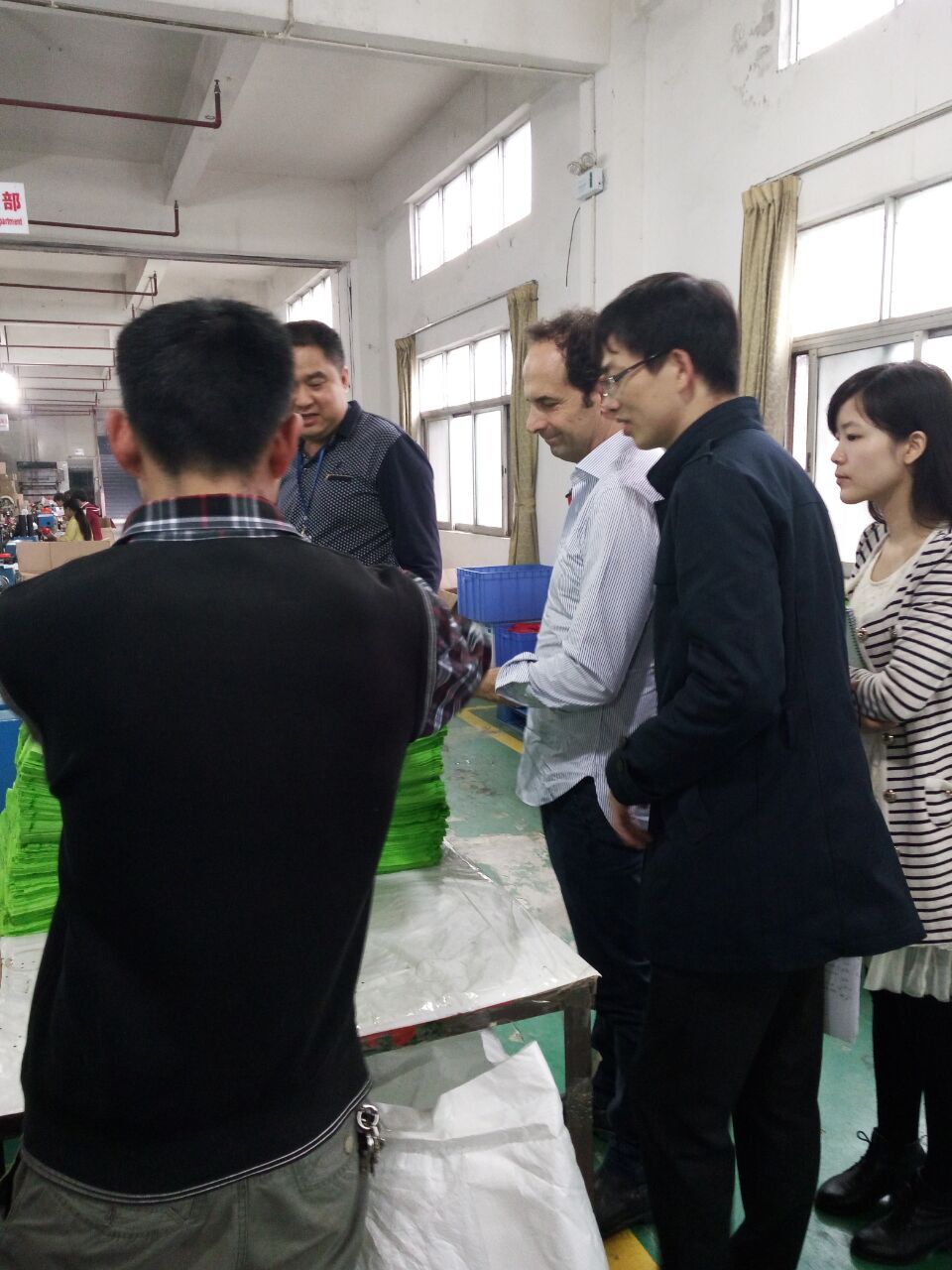 意大利客户参观